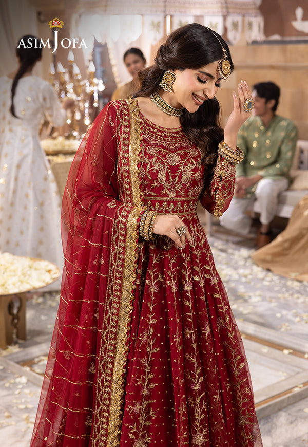 Asim Jofa | Shehnai Festive Collection | AJSH-06 - by - Libasekhas UK - Registered Vendor of : Asim Jofa - 100% Original Designer Dresss