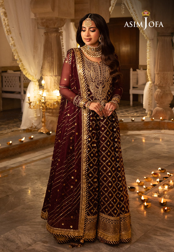 Asim Jofa | Shehnai Festive Collection | AJSH-04 - by - Libasekhas UK - Registered Vendor of : Asim Jofa - 100% Original Designer Dresss