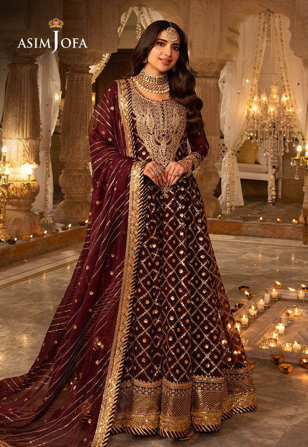 Asim Jofa | Shehnai Festive Collection | AJSH-04 - by - Libasekhas UK - Registered Vendor of : Asim Jofa - 100% Original Designer Dresss