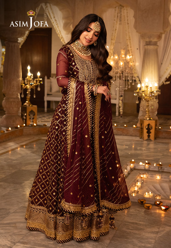 Asim Jofa | Shehnai Festive Collection | AJSH-04 - by - Libasekhas UK - Registered Vendor of : Asim Jofa - 100% Original Designer Dresss