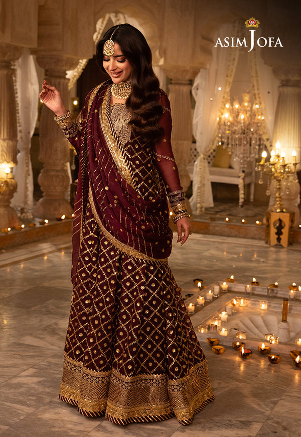 Asim Jofa | Shehnai Festive Collection | AJSH-04 - by - Libasekhas UK - Registered Vendor of : Asim Jofa - 100% Original Designer Dresss