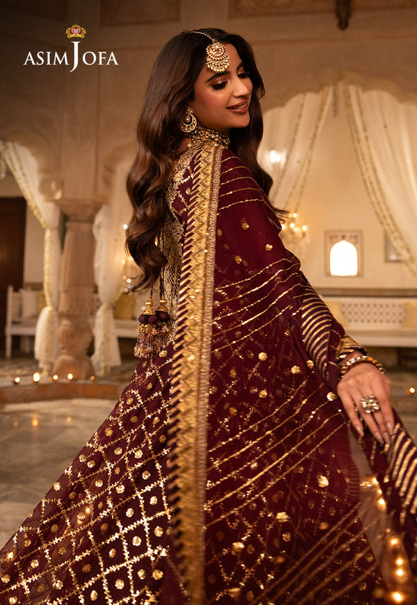 Asim Jofa | Shehnai Festive Collection | AJSH-04 - by - Libasekhas UK - Registered Vendor of : Asim Jofa - 100% Original Designer Dresss