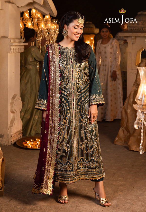 Asim Jofa | Shehnai Festive Collection | AJSH-20 - by - Libasekhas UK - Registered Vendor of : Asim Jofa - 100% Original Designer Dresss
