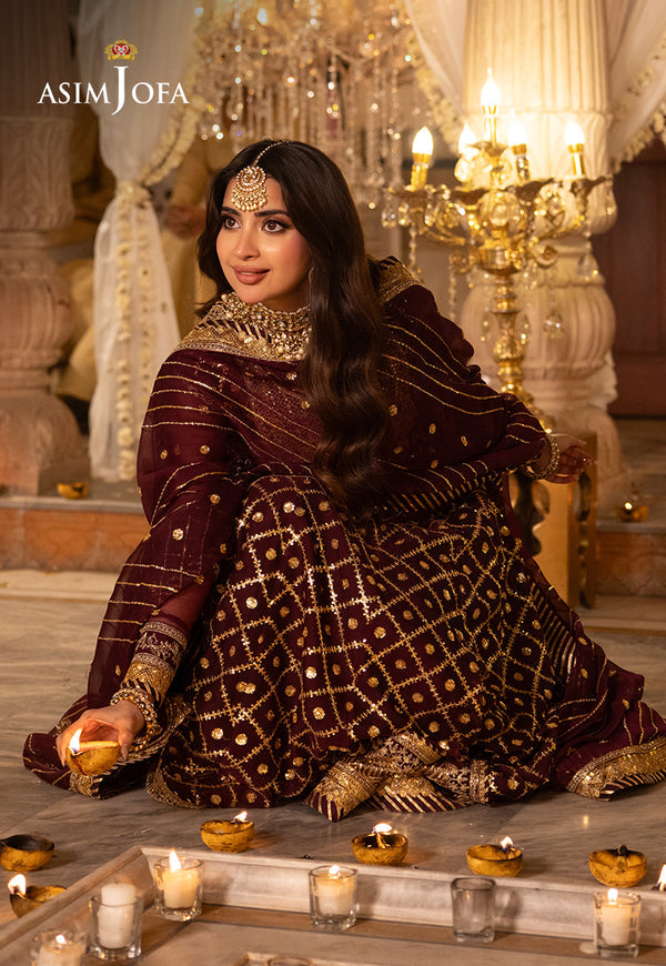 Asim Jofa | Shehnai Festive Collection | AJSH-04 - by - Libasekhas UK - Registered Vendor of : Asim Jofa - 100% Original Designer Dresss