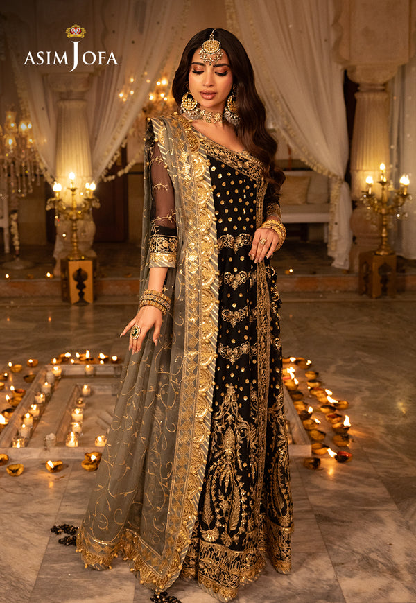 Asim Jofa | Shehnai Festive Collection | AJSH-08 - by - Libasekhas UK - Registered Vendor of : Asim Jofa - 100% Original Designer Dresss