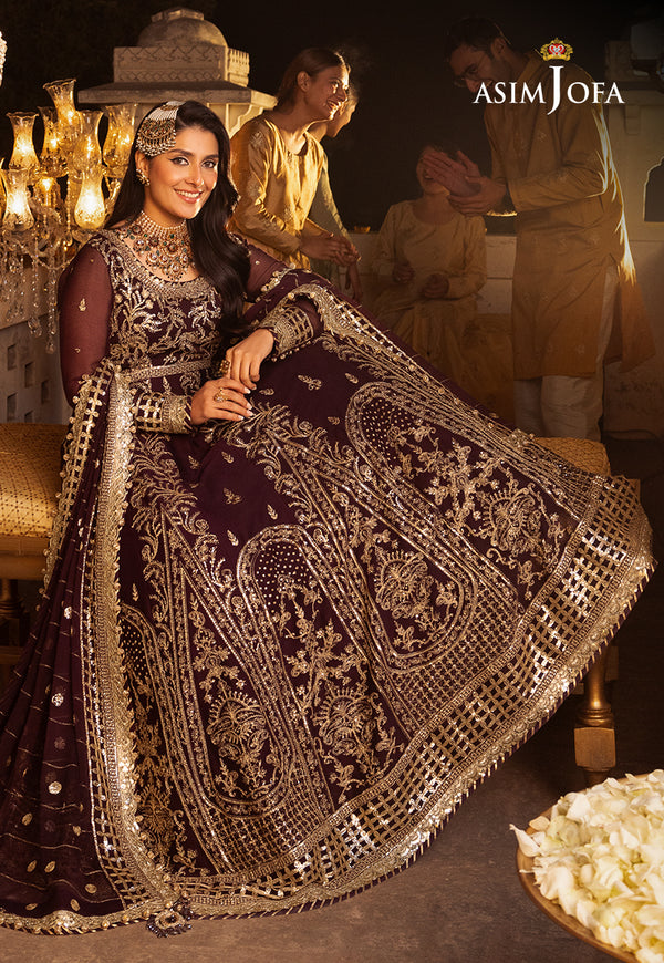 Asim Jofa | Shehnai Festive Collection | AJSH-02 - by - Libasekhas UK - Registered Vendor of : Asim Jofa - 100% Original Designer Dresss