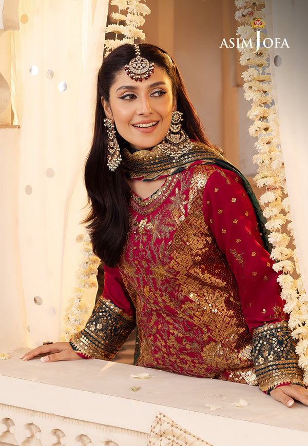 Asim Jofa | Shehnai Festive Collection | AJSH-19 - by - Libasekhas UK - Registered Vendor of : Asim Jofa - 100% Original Designer Dresss