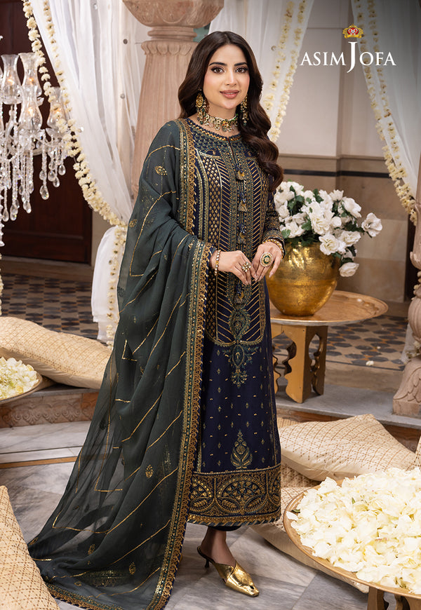 Asim Jofa | Shehnai Festive Collection | AJSH-12 - by - Libasekhas UK - Registered Vendor of : Asim Jofa - 100% Original Designer Dresss