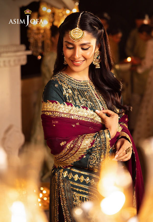 Asim Jofa | Shehnai Festive Collection | AJSH-20 - by - Libasekhas UK - Registered Vendor of : Asim Jofa - 100% Original Designer Dresss