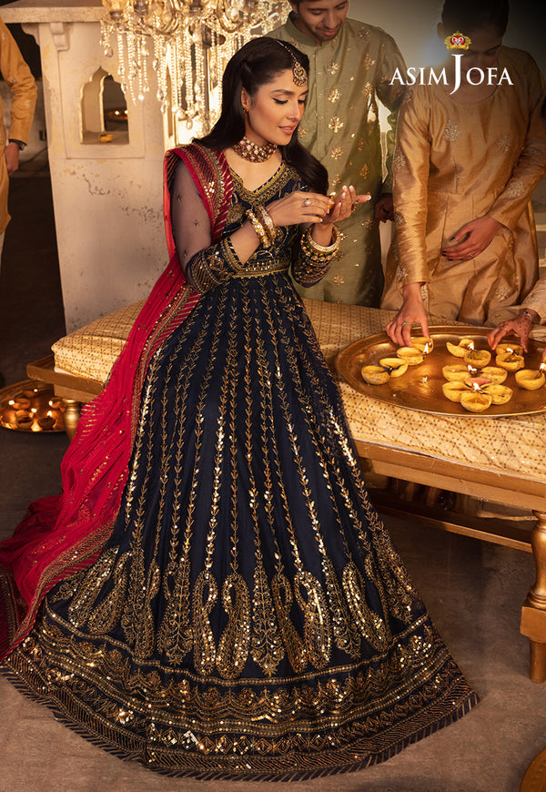 Asim Jofa | Shehnai Festive Collection | AJSH-10 - by - Libasekhas UK - Registered Vendor of : Asim Jofa - 100% Original Designer Dresss