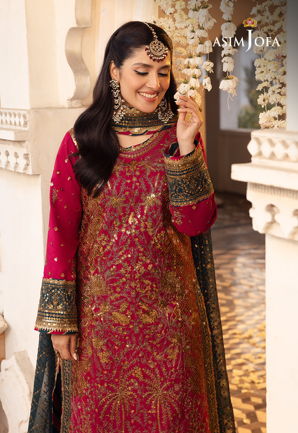 Asim Jofa | Shehnai Festive Collection | AJSH-19 - by - Libasekhas UK - Registered Vendor of : Asim Jofa - 100% Original Designer Dresss