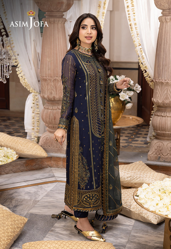 Asim Jofa | Shehnai Festive Collection | AJSH-12 - by - Libasekhas UK - Registered Vendor of : Asim Jofa - 100% Original Designer Dresss