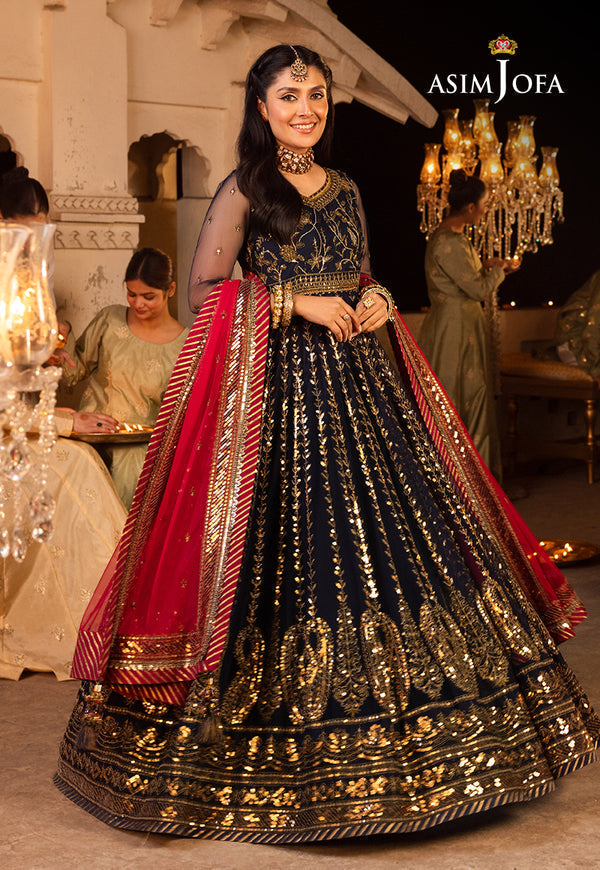 Asim Jofa | Shehnai Festive Collection | AJSH-10 - by - Libasekhas UK - Registered Vendor of : Asim Jofa - 100% Original Designer Dresss