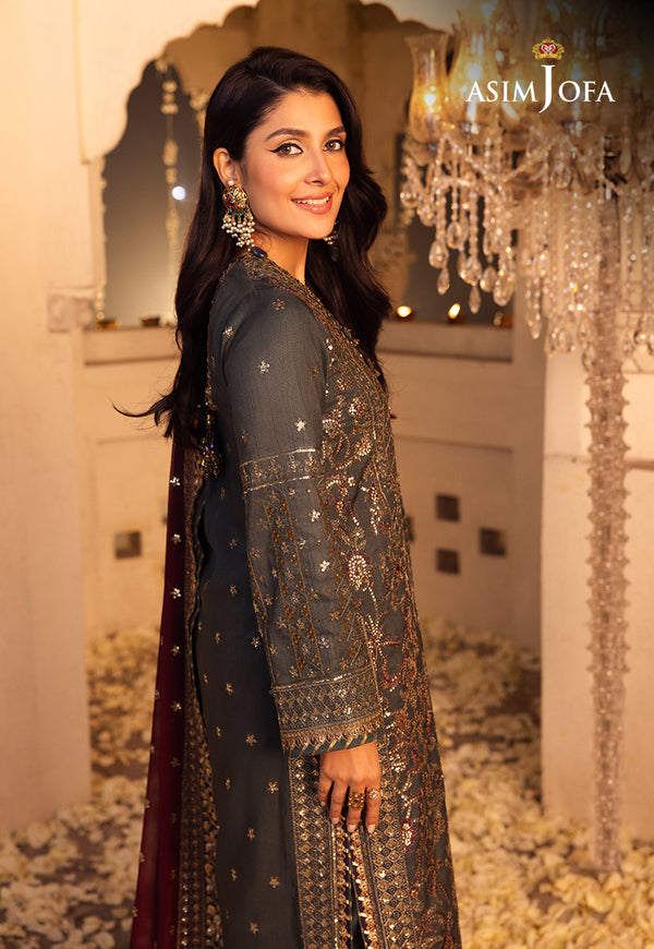 Asim Jofa | Shehnai Festive Collection | AJSH-07 - by - Libasekhas UK - Registered Vendor of : Asim Jofa - 100% Original Designer Dresss