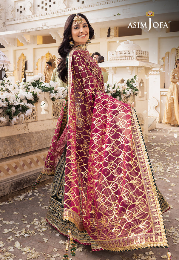 Asim Jofa | Shehnai Festive Collection | AJSH-11 - by - Libasekhas UK - Registered Vendor of : Asim Jofa - 100% Original Designer Dresss
