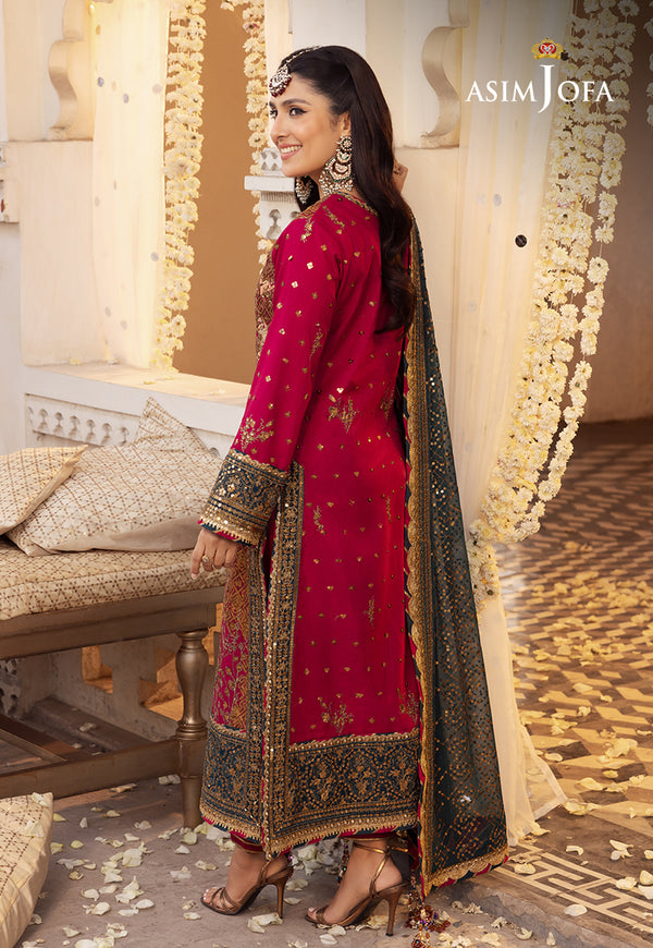 Asim Jofa | Shehnai Festive Collection | AJSH-19 - by - Libasekhas UK - Registered Vendor of : Asim Jofa - 100% Original Designer Dresss