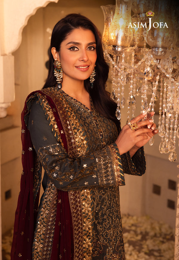 Asim Jofa | Shehnai Festive Collection | AJSH-07 - by - Libasekhas UK - Registered Vendor of : Asim Jofa - 100% Original Designer Dresss