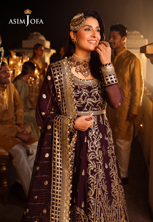 Asim Jofa | Shehnai Festive Collection | AJSH-02 - by - Libasekhas UK - Registered Vendor of : Asim Jofa - 100% Original Designer Dresss