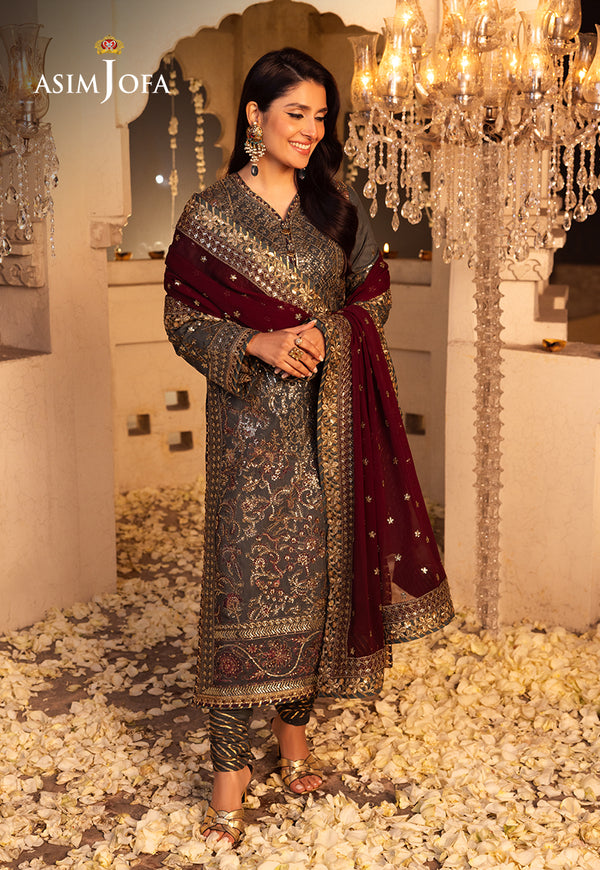 Asim Jofa | Shehnai Festive Collection | AJSH-07 - by - Libasekhas UK - Registered Vendor of : Asim Jofa - 100% Original Designer Dresss