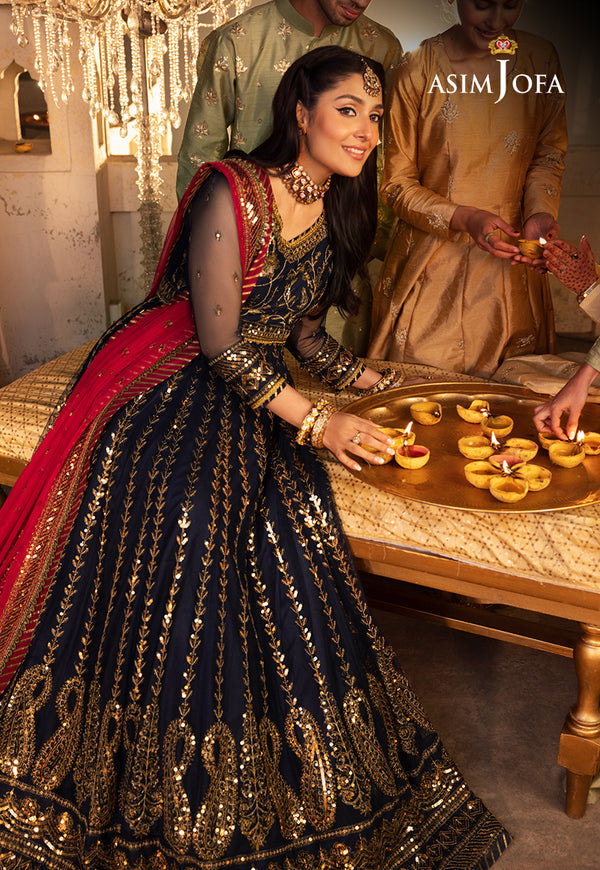 Asim Jofa | Shehnai Festive Collection | AJSH-10 - by - Libasekhas UK - Registered Vendor of : Asim Jofa - 100% Original Designer Dresss