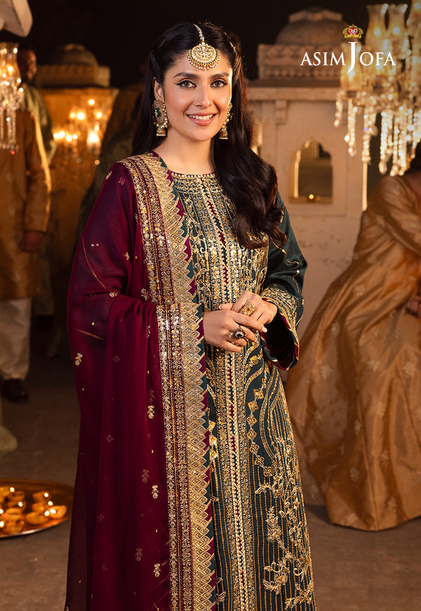 Asim Jofa | Shehnai Festive Collection | AJSH-20 - by - Libasekhas UK - Registered Vendor of : Asim Jofa - 100% Original Designer Dresss