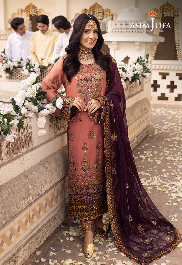 Asim Jofa | Shehnai Festive Collection | AJSH-13 - by - Libasekhas UK - Registered Vendor of : Asim Jofa - 100% Original Designer Dresss