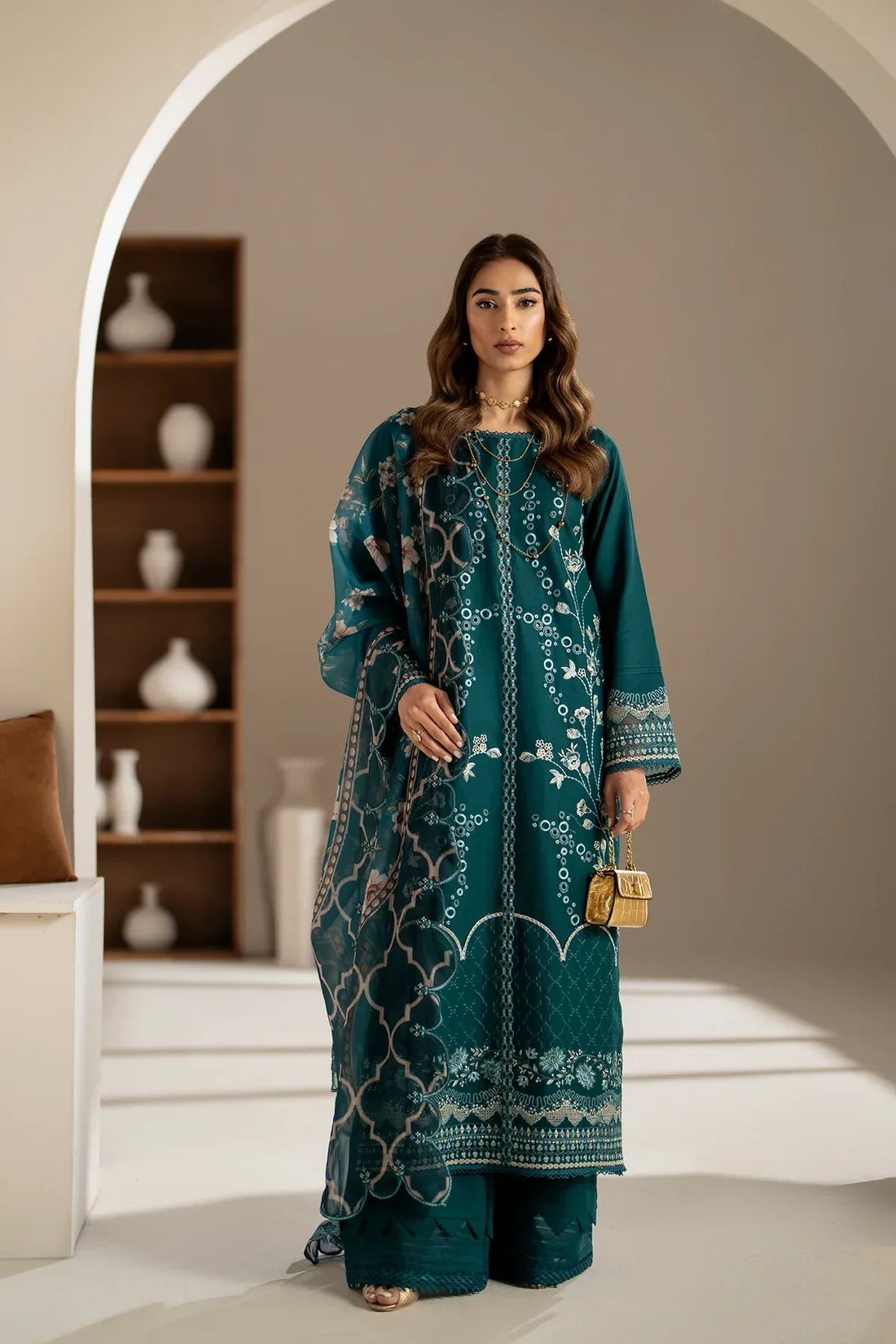 Azzal | Aghaaz Luxury Lawn | Mehr - by - Libasekhas UK - Registered Vendor of : Azzal - 100% Original Designer Dresss