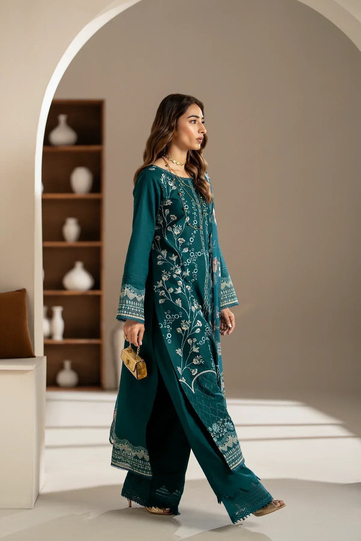 Azzal | Aghaaz Luxury Lawn | Mehr - by - Libasekhas UK - Registered Vendor of : Azzal - 100% Original Designer Dresss