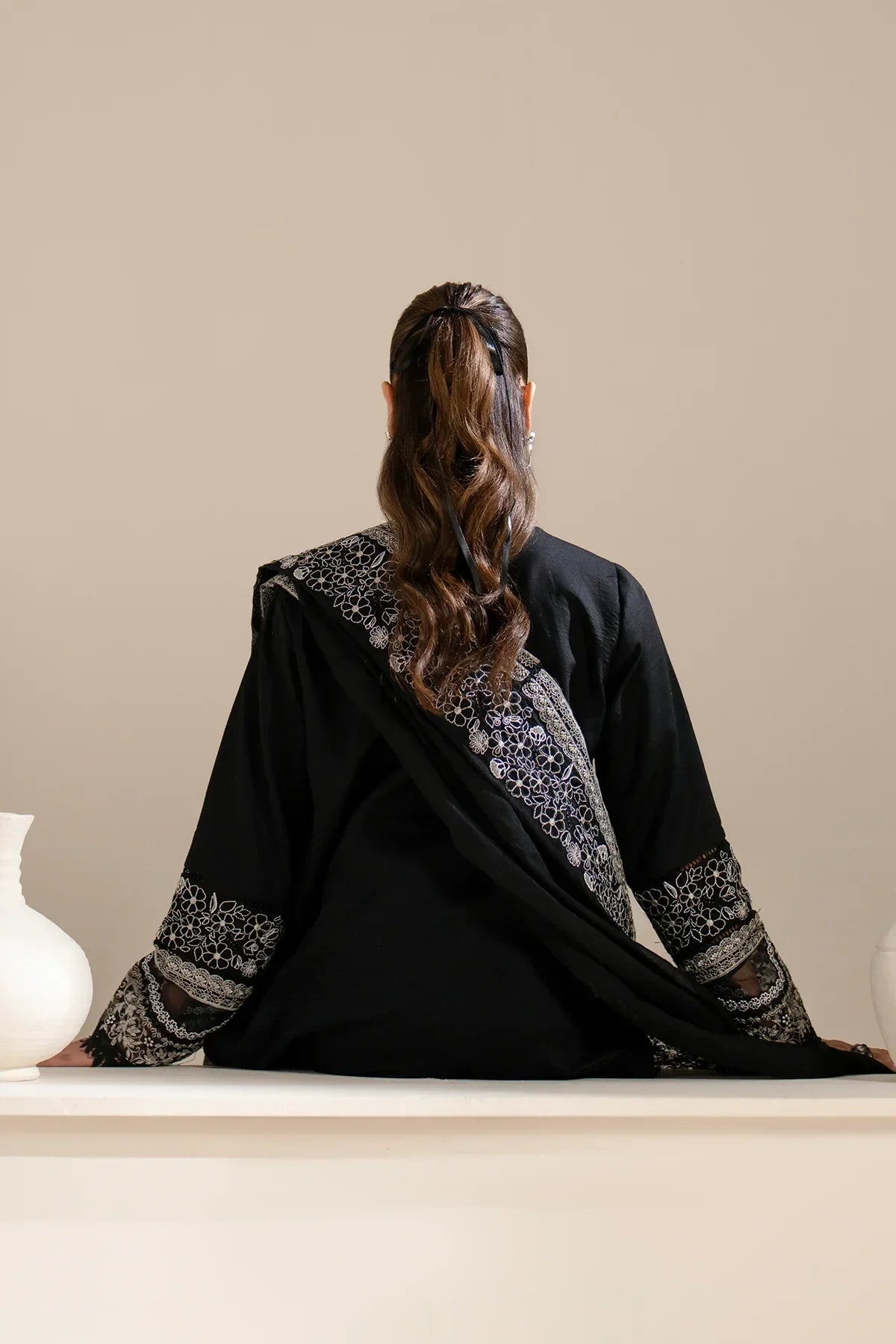 Azzal | Aghaaz Luxury Lawn | Siyah - by - Libasekhas UK - Registered Vendor of : Azzal - 100% Original Designer Dresss
