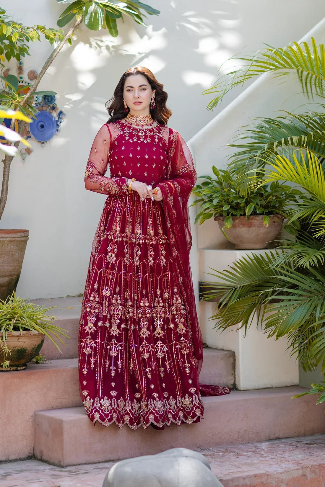 Azzal | Noor Wedding Formals | Gulaab - by - Libasekhas UK - Registered Vendor of : Azzal - 100% Original Designer Dresss