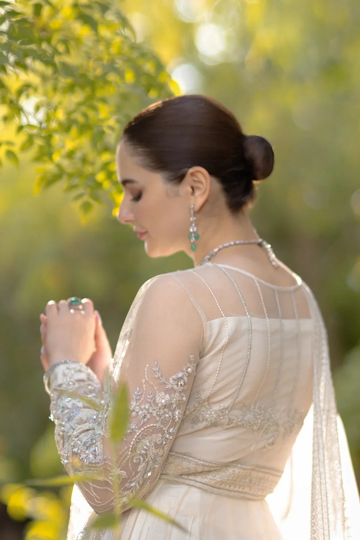 Azzal | Noor Wedding Formals | Safed - by - Libasekhas UK - Registered Vendor of : Azzal - 100% Original Designer Dresss
