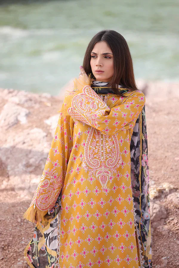 Ayzel | Tropicana Lawn 24 | MELINE - by - Libasekhas UK - Registered Vendor of : Ayzel - 100% Original Designer Dresss