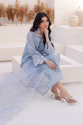 Azure | Ensembles Embroidered Formals | Ashen Grace - by - Libasekhas UK - Registered Vendor of : Azure - 100% Original Designer Dresss