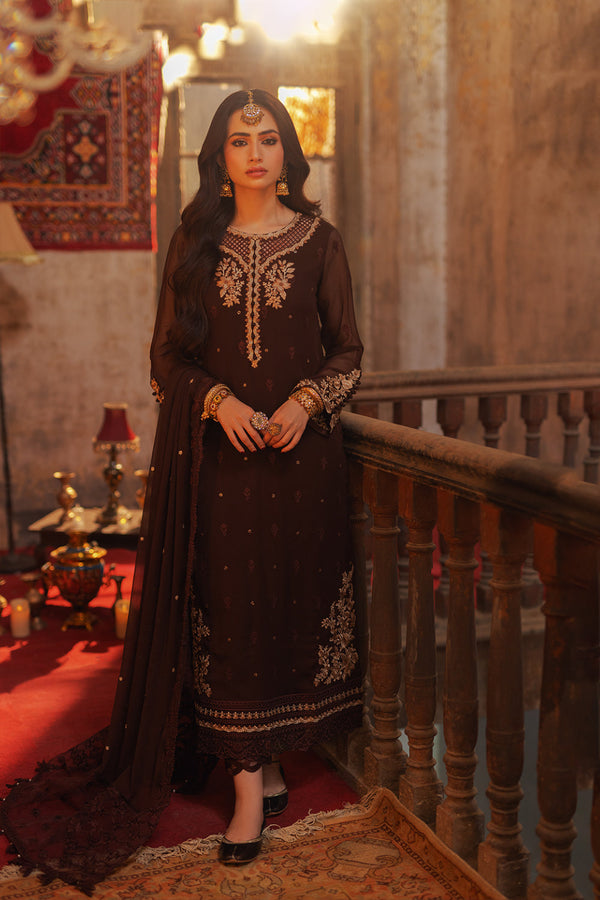 Azure | Ensembles Embroidered Formals | Amber Aura - by - Libasekhas UK - Registered Vendor of : Azure - 100% Original Designer Dresss