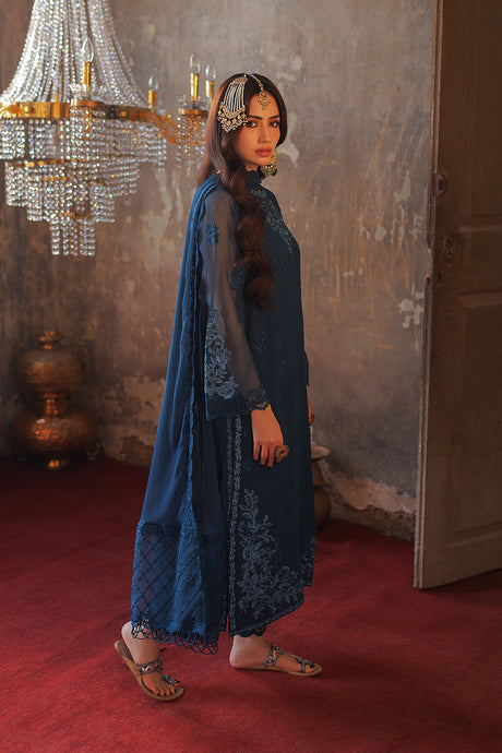 Azure | Ensembles Embroidered Formals | Botanical Bliss - by - Libasekhas UK - Registered Vendor of : Azure - 100% Original Designer Dresss