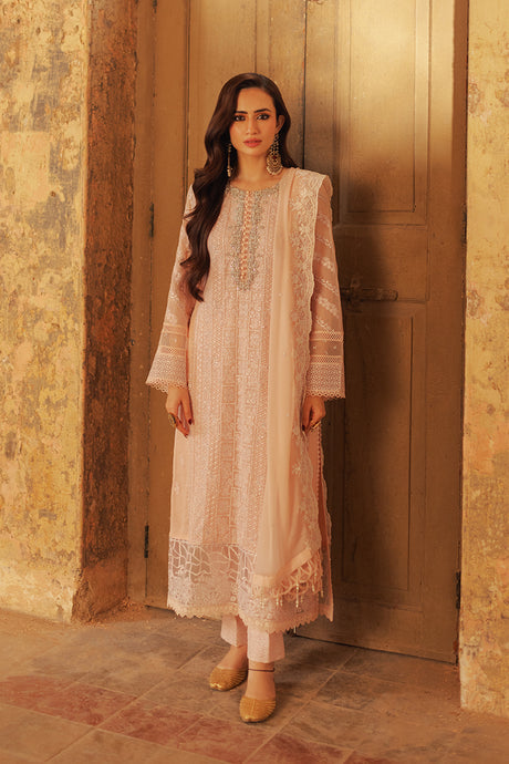Azure | Ensembles Embroidered Formals | Coral Haze - by - Libasekhas UK - Registered Vendor of : Azure - 100% Original Designer Dresss