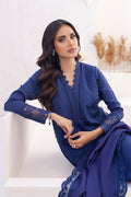 Azure | Ensembles Embroidered Formals | Imperial Iris - by - Libasekhas UK - Registered Vendor of : Azure - 100% Original Designer Dresss