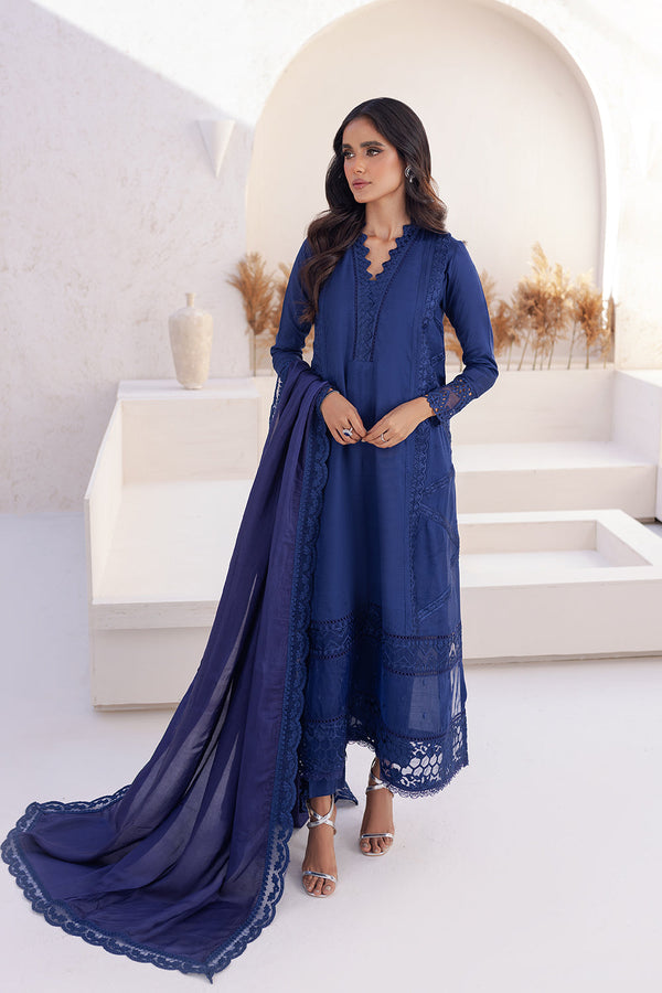 Azure | Ensembles Embroidered Formals | Imperial Iris - by - Libasekhas UK - Registered Vendor of : Azure - 100% Original Designer Dresss