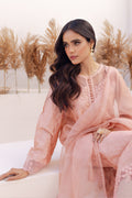 Azure | Ensembles Embroidered Formals | Melon Mirage - by - Libasekhas UK - Registered Vendor of : Azure - 100% Original Designer Dresss
