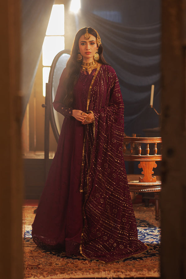 Azure | Ensembles Embroidered Formals | Mysterious Fairy - by - Libasekhas UK - Registered Vendor of : Azure - 100% Original Designer Dresss