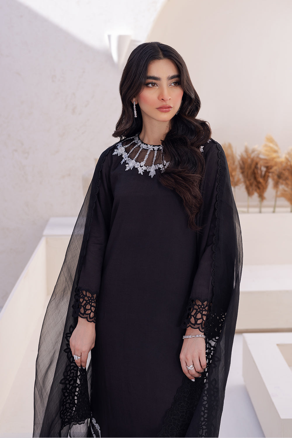 Azure | Ensembles Embroidered Formals | Stargaze - by - Libasekhas UK - Registered Vendor of : Azure - 100% Original Designer Dresss