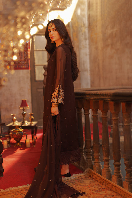 Azure | Ensembles Embroidered Formals | Amber Aura - by - Libasekhas UK - Registered Vendor of : Azure - 100% Original Designer Dresss