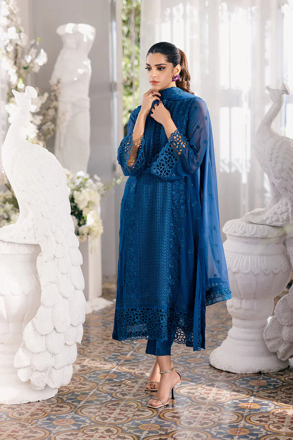 Azure | Ensembles Embroidered Formals | Galactic Glow - by - Libasekhas UK - Registered Vendor of : Azure - 100% Original Designer Dresss