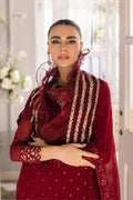 Azure | Ensembles Embroidered Formals | Garnet Glam - by - Libasekhas UK - Registered Vendor of : Azure - 100% Original Designer Dresss