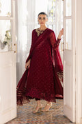 Azure | Ensembles Embroidered Formals | Garnet Glam - by - Libasekhas UK - Registered Vendor of : Azure - 100% Original Designer Dresss