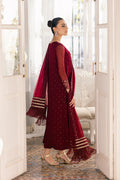 Azure | Ensembles Embroidered Formals | Garnet Glam - by - Libasekhas UK - Registered Vendor of : Azure - 100% Original Designer Dresss