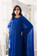 Azure | Ensembles Embroidered Formals | Iris Charm - by - Libasekhas UK - Registered Vendor of : Azure - 100% Original Designer Dresss