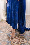 Azure | Ensembles Embroidered Formals | Iris Charm - by - Libasekhas UK - Registered Vendor of : Azure - 100% Original Designer Dresss