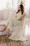 Azure | Ensembles Embroidered Formals | Enchanted Moss - by - Libasekhas UK - Registered Vendor of : Azure - 100% Original Designer Dresss