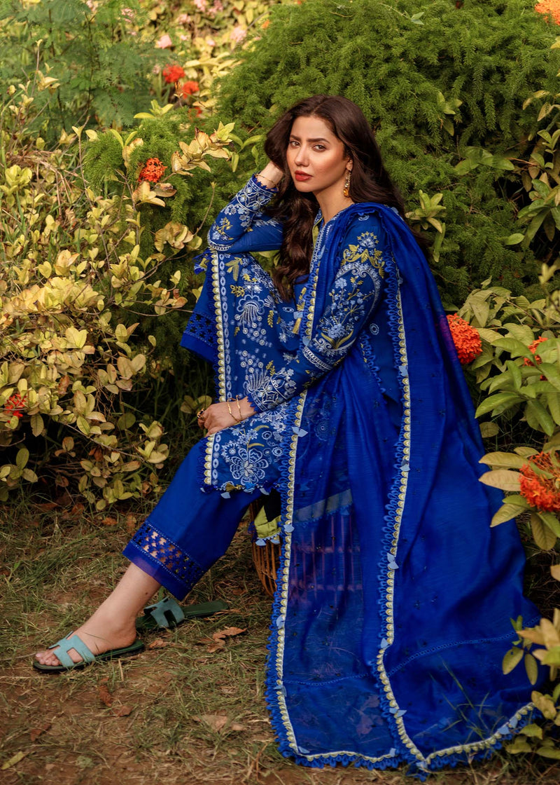 Sadaf Fawad Khan | Lawn 24 | Dalia (A) - by - Libasekhas UK - Registered Vendor of : Sadaf Fawad Khan - 100% Original Designer Dresss